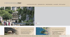 Desktop Screenshot of hotel-post-traunkirchen.at